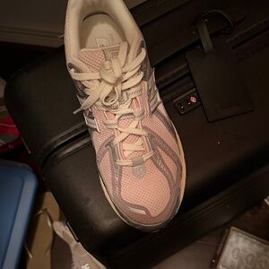 Women's Pink and Cream Sneakers